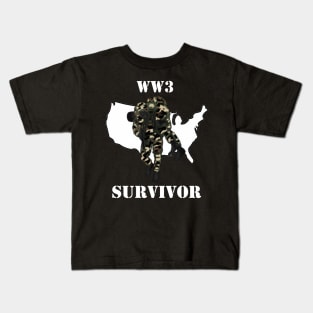 WW3 Survivor Kids T-Shirt